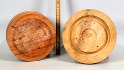 Bowl blanks, pre-turned, Pau Rosa + Robinia