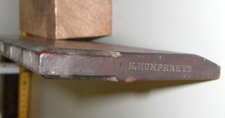 Hb44 Antiker Profil-Hobel Hohlkehle von H. Humphreys