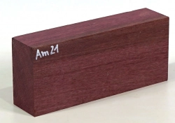 Am021 Amaranth, Purpurholz Block 196 x 82 x 46 mm