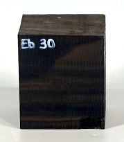 Eb030 Ebenholz Ringrohling 68 x 77 x 50 mm