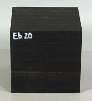 Eb020 Ebenholz Kantel Extradick! Absolute Rarität! XXL 100 x 95 x 95 mm
