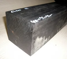 Eb020 Ebenholz Kantel Extradick! Absolute Rarität! XXL 100 x 95 x 95 mm