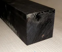 Eb020 Ebenholz Kantel Extradick! Absolute Rarität! XXL 100 x 95 x 95 mm