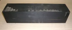 Eb020 Ebenholz Kantel Extradick! Absolute Rarität! XXL 100 x 95 x 95 mm