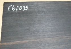 Ebf039 Ebenholz Sägefurnier 175 x 145 x 3 mm