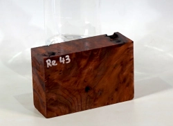 Re043 Redwood Maser, Vavona Block 117 x 76 x 40 mm