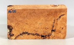 Ah056 Oregon-Ahorn Maser gestockt Block 220 x 118 x 61 mm