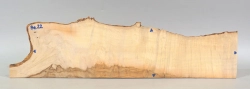 Be022  Box Elder, Eschenblättriger Ahorn Maser Sägefurnier 460 x 110 x 4 mm