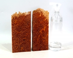 Rm001 Red Mallee Maser 2 Kappenstücke Gesamtmaß 240 x 208 x 24 mm