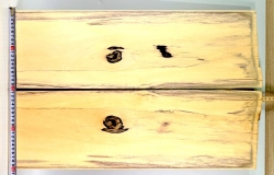 Ebw043 Schwarz-weißes Ebenholz 2 Blatt Sägefurnier Deckfläche ca. 630 x 400 x 3 mm