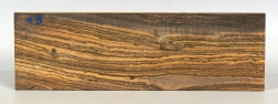 Bo013 Bocote Sägefurnier 256 x 80 x 6 mm
