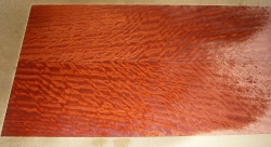 Bub006 Bubinga Moiré Sägefurnier 820 x 175 x 2,5 mm