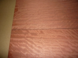 Bub006 Bubinga Moiré Sägefurnier 820 x 175 x 2,5 mm