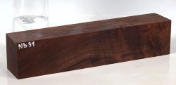 Nb031 Claro Walnut  Blank 338 x 75 x 65 mm