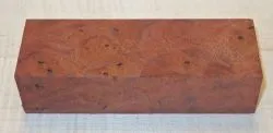 Walnut Burl Black Walnut Knife Blank 120 x 40 x 30 mm