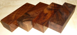 Walnut, Claro Wanut Burl Knife Blank 120 x 40 x 30 mm