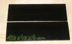 Ebony Knife Scales 120 x 40 x 4 mm