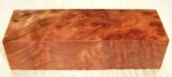 Redwood Burl Vavona Burl Knife Blank 120 x 40 x 30 mm