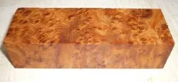 Thuja-Maser Griffblock 120 x 40 x 30 mm