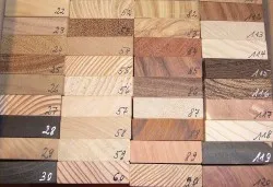 Holzmustersammlung Serie 80, letzte Auflage.